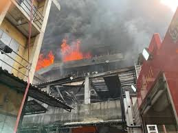 FIRE OUTBREAK: Lagos govt orders closure of Dosunmu Market