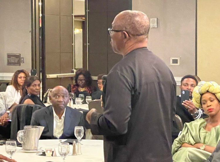 Peter Obi Holds Thank You Session With Obidients In Diaspora