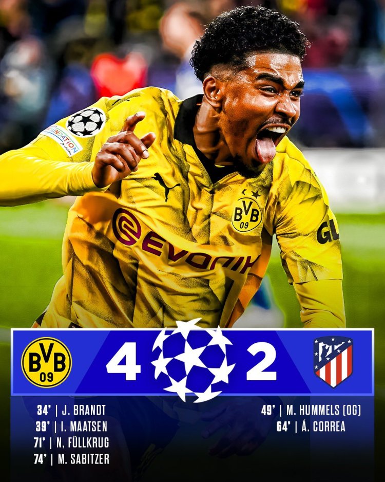 Sabitzer inspires Dortmund into the Semi Finals